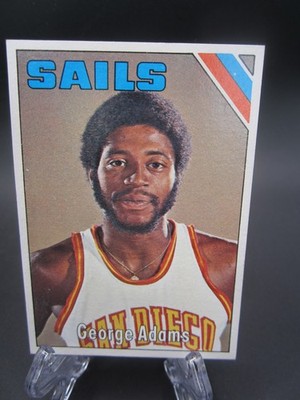 1975-76 Topps #264 George Adams San Diego Sails NM-MINT Centered