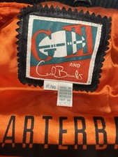 G-III Miami Dolphins NFL Leather Jacket XL Black Aqua White Orange