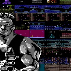 Predator - NES (1989) Mosaic Art - Full Game - 144 Pics - 8x10- Free Shipping