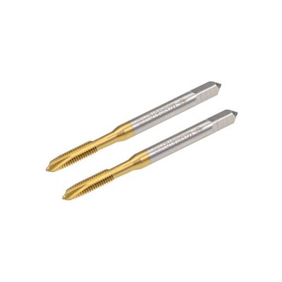 uxcell Spiral Point Plug Threading Tap M3.5 x 0.6 Thread, Ground x 