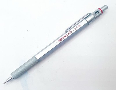 Rotring 600 First Spring Initial Druckbleistift 0,5 0,5 mm Silber 502 615/3