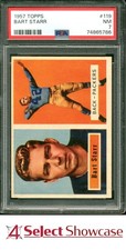 1957 TOPPS #119 BART STARR RC PACKERS HOF PSA 7