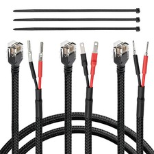 Radar Detector Hardwire Kit, RJ11 Braided Pow...