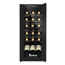 Zokop Compressor Home Cellar 52L 18 Bottles Wine Cooler Fridge Champagne Wine