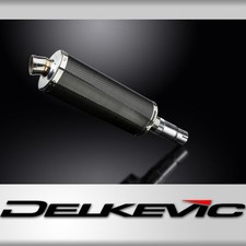 KYMCO XCITING 400i 2014-2017 350mm OVAL CARBON BSAU SILENCER EXHAUST KIT