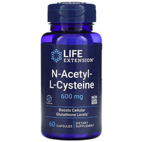 N-Acetyl-L-Cystein (Nac) 600 Mg 60 Kapseln Life Extension