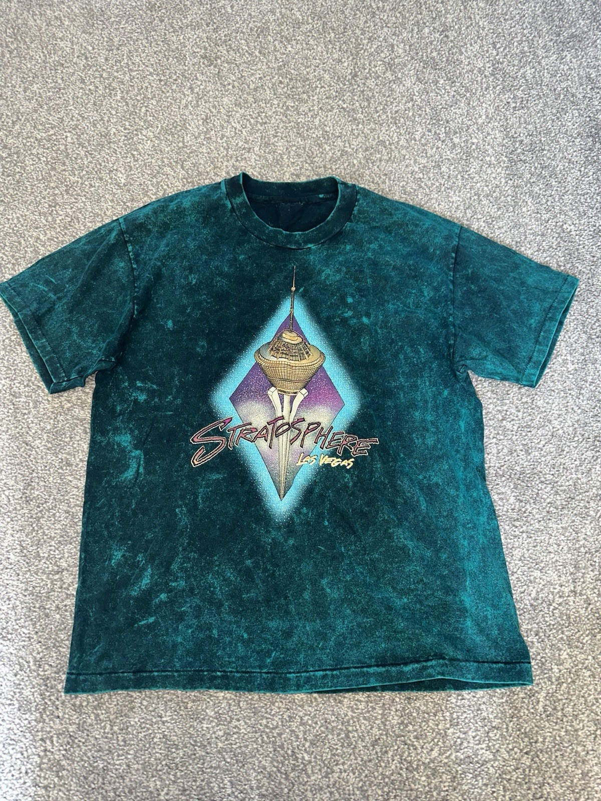 Mens Stratosphere T-Shirt, Size Large, Las Vegas, Streetwear, Crew Neck, (G37)