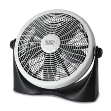 BLACK+DECKER(TM) BFF16B 16-In. 3-Speed Portable Floor Fan with Adjustable...