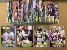 DAN MARINO RAY LEWIS JUNIOR SEAU 1998 EDGE GOLD IGNOT PARTIAL SET 38 CARD LOT