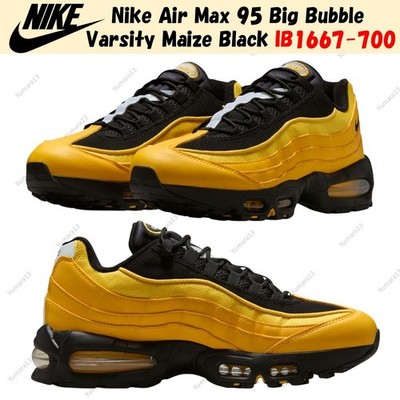 Nike Air Max 95 Big Bubble Varsity Maize Black IB1667-700 Men's Size