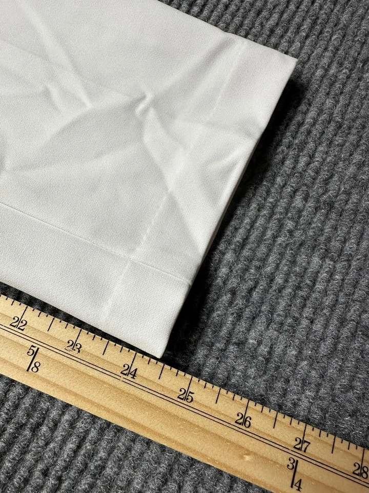 Pantalones Investments para mujer 10R blancos elásticos recortados al tobillo elegantes oficina Foto 2 de 4