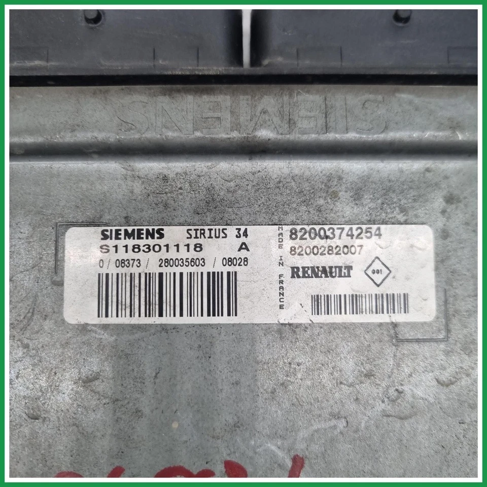 Centralina Iniezione Siemens S118301118A Renault Clio II 8200374254 2008 2010   - Immagine 4 di 4