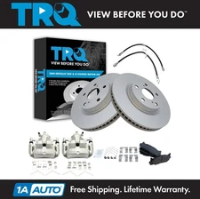 TRQ Brake Pad & Rotor Kit Semi-Metallic Fits Lexus Toyota