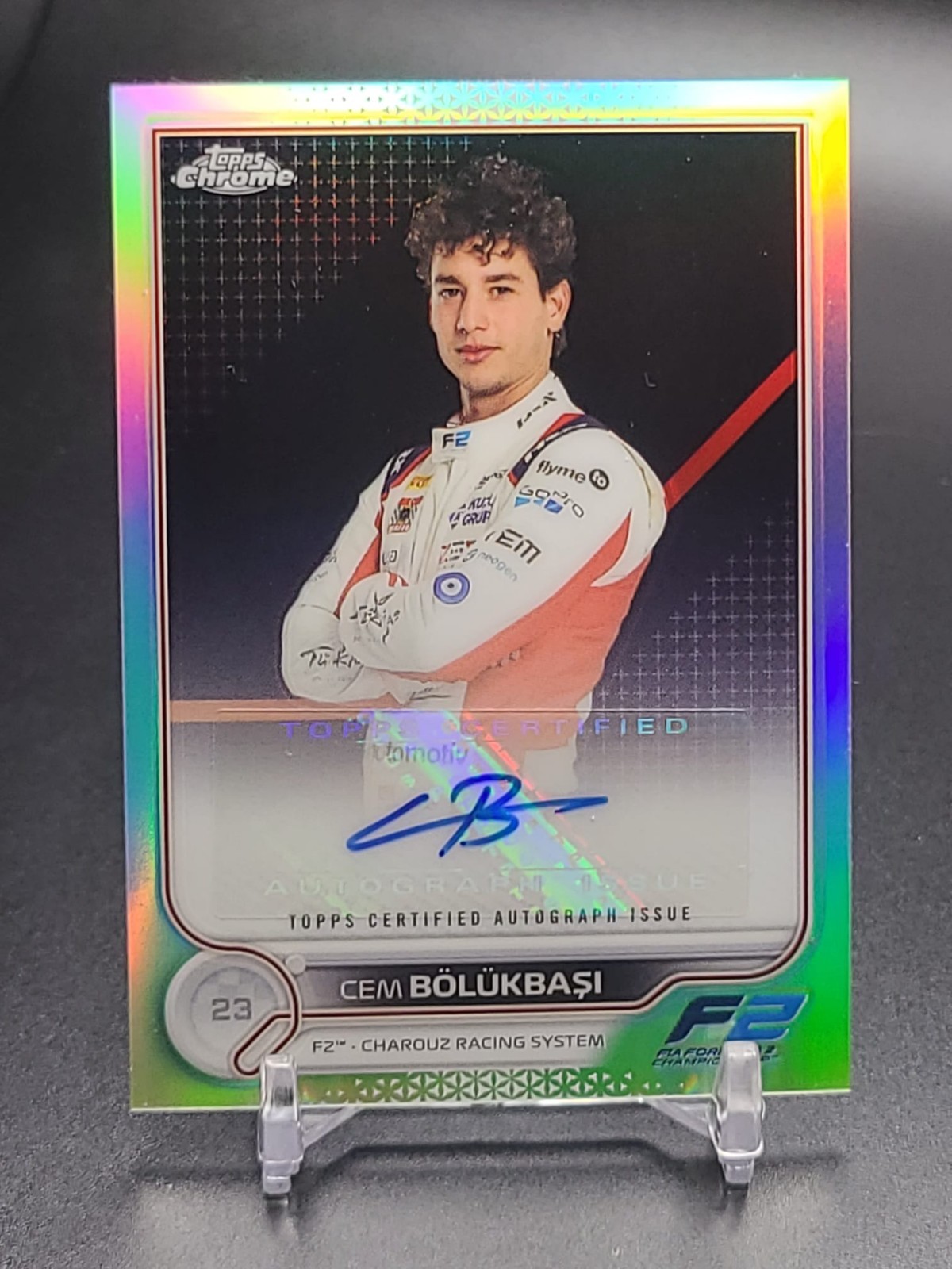 2022 Chrome F1 Formula 1 Autograph Auto Refractor Cem Bolukbasi F2