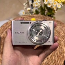 SONY DSC-W730 Digital Camera 16.1 MP 8x Optical Zoom English Language Silver