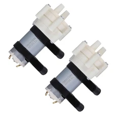  2pcs Mini Diaphragm Pump 6-12V for Aquarium Water Circulation - Portable Silent