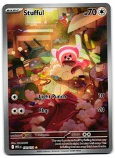 Stufful 154/132 - Mega Evolution Illustration Rare Pokemon TCG - M/LP Card