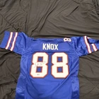 Buffalo Bills Knox #88 Original NFL Football Jersey Autographed Signed Blue