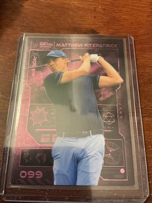 Matthew Fitzpatrick 2023 Skybox Metal Universe Champions Rookie #99 - 05/75