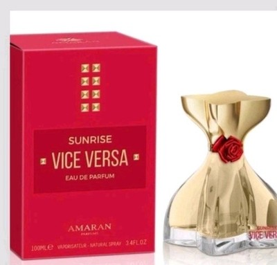 Perfume Arabe Original, Sunrise Vice Versa Amaran  3.4Fl.Oz  For Women.