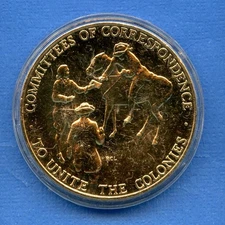 1973 Samuel Adams - Revolution Bicentennial 1 1/2" Bronze Medal US Mint #84