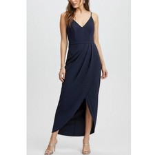 $168 NWT BHLDN Caron Lyra Bridesmaid Wedding Guest Dress, Midnight/Navy, 6 (US)
