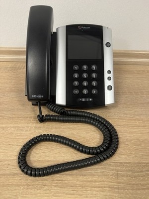 Polycom VVX 500 IP VoIP-Telefon, Touchscreen, HD Voice, PoE, Gigabit