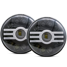 80w 7 Inch Round Led Headlight Halo Angle Eyes For Jeep Wrangler Jk Lj Tj 97-17 80w 7 Inch Round Led Headlight Halo Angle Eyes For Jeep Wrangler Jk Lj Tj 97-17