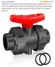 2” True Union Ball Valve Rated 200 PSI * New*