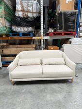 John Lewis Fireside Large 3 Seater Sofa AquaClean Matilda Natural