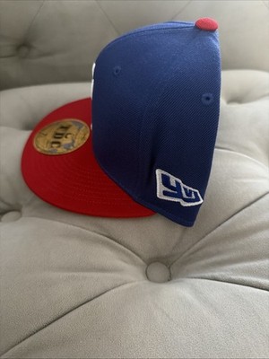 Playboi Carti 00 YVL Fitted Hat Cap Size 7 1/4 Black Red