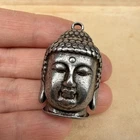 Old  Antique Tibetan Buddhism tiantie Shakyamuni Buddha head Pendant amulet
