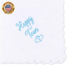 Wedding Embroidered Gift, Keepsake Hankie,Wedding Day Bride Embroidered Handkerc