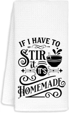 Funny Dish and Hand Towels - If I Have to Stir It It's Small, Kitchen-1 