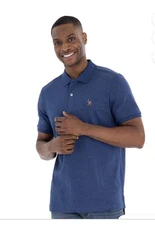 U.S. Polo Assn. Interlock Mens Classic Fit Short Sleeve Polo Shirt Size 3XL