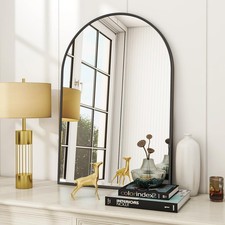Arched Wall Mirror, 24 x 36 inch Arch Bathroom Mirror, Wall Mounted Vanity Mi...