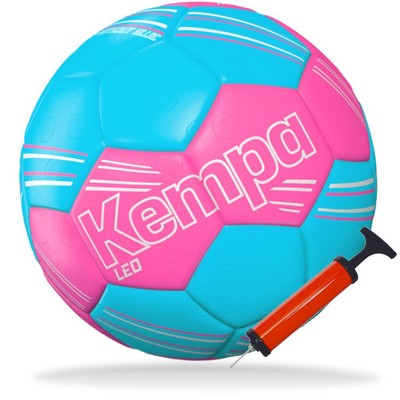 Kempa Handball pink/aqua Größe 2 mit Ballpumpe