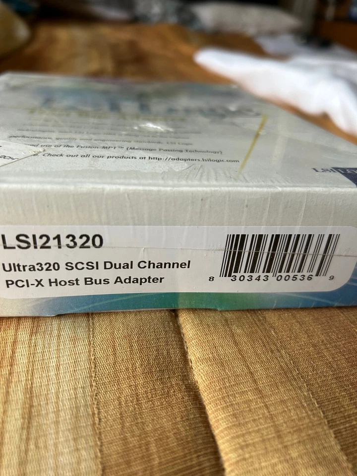 LSI Logic LSI21320 PCI-x Host Bus Adapter Ultra320 SCSI Dual Ch NEW SEALED BOX - Image 3 of 4