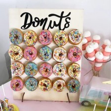 Donut Donut Wandständer Holz Party Hochzeit Gastgeschenk Geburtstag Süßigkeitenwagen