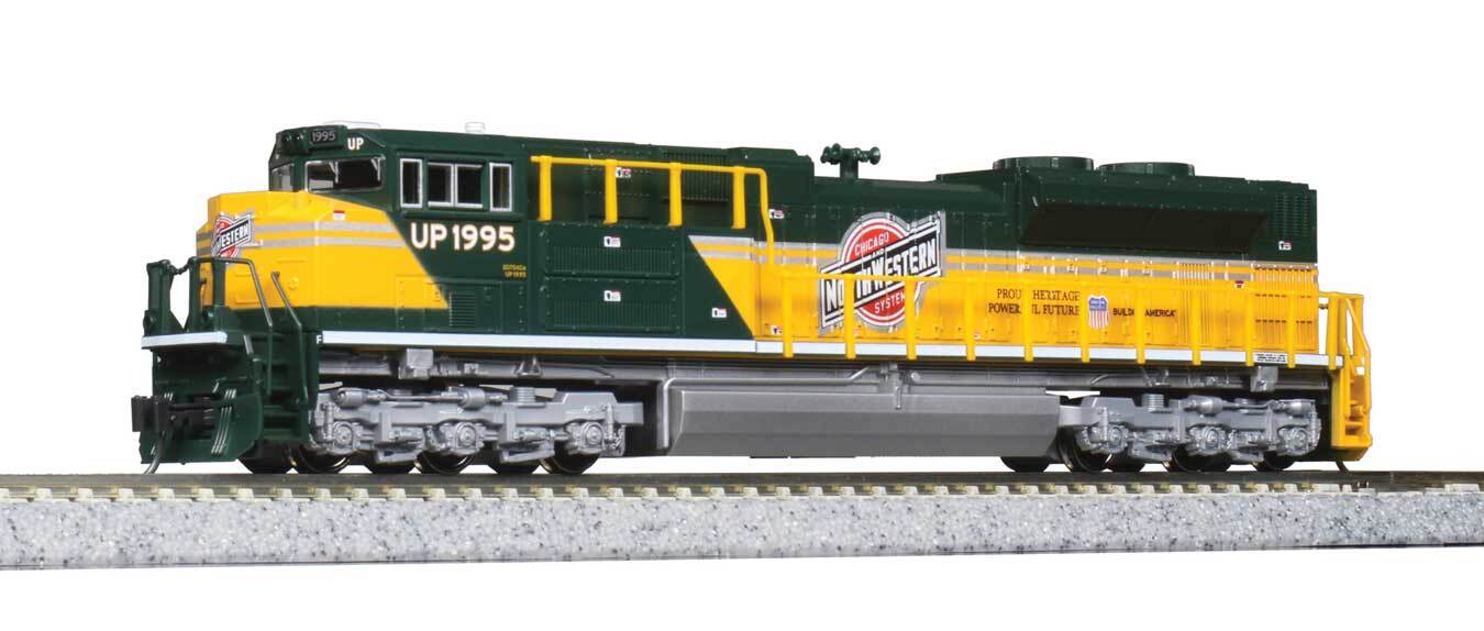 N Gauge - Kato Diesel Locomotive SD70ACe Union Pacific With DCC 176-8407DCC Neu