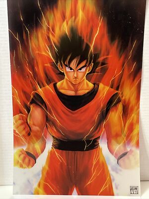 Dragon Ball Z Goku Super Saiyan 3D Lenticular Effect Poster Image Change