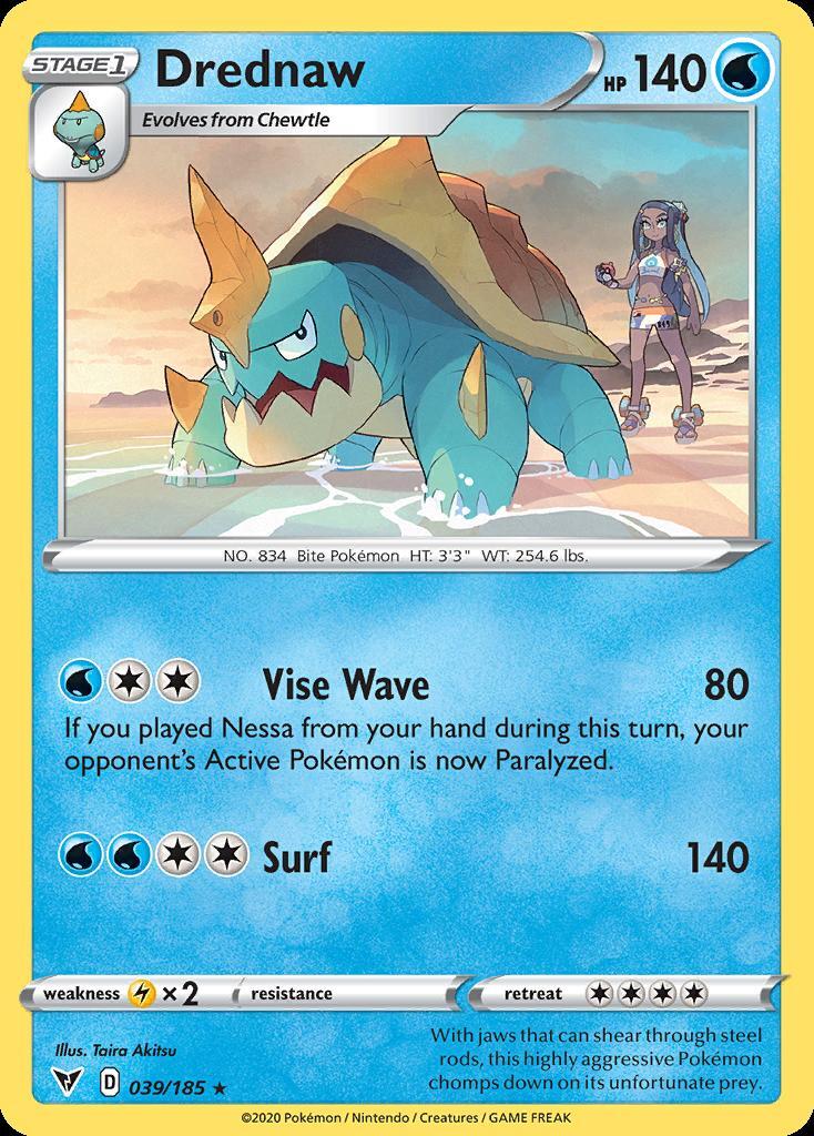 Pokemon Drednaw (39/227) Vivid Voltage LP