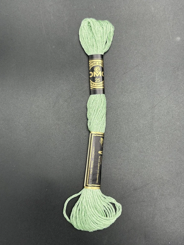DMC Pauline Special Size 25 Embroidery Thread 1 Skein Color Baby Green #966 - Image 2 of 2