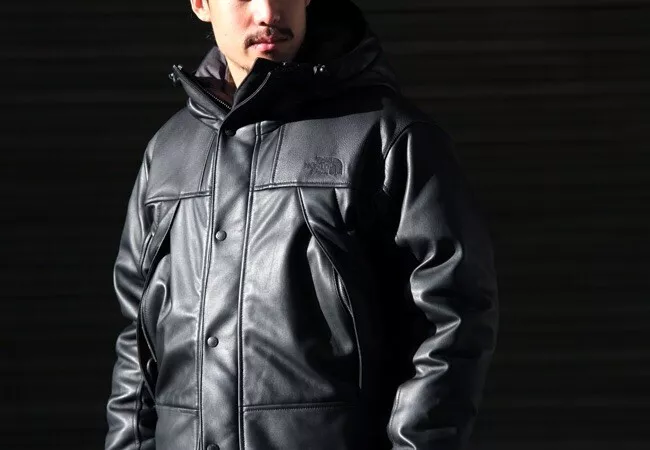 The North Face Purple Label Mountain Down Leather Jacket Size: US XL / EU  56 / 4