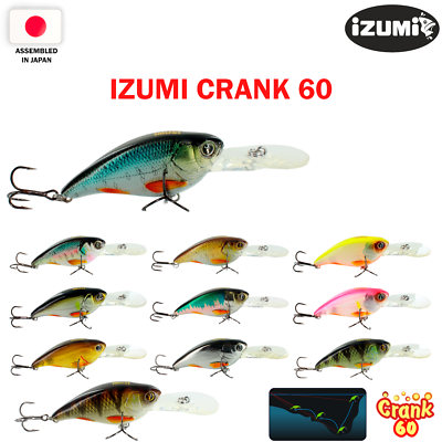 IZUMI Crank 60 6 cm, 10 g Japan Floating Fishing Wobbler | eBay