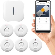 5 pack WiFi Water Leak Detector for Home, 120dB Alarm, Smart Water Sensor