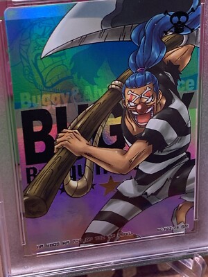 One Piece AR carddass Formation 02 SR Buggy Holo PSA 9 | eBay