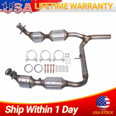 #ad #ad For Ford F 150 4WD 5.4L 2004 2006 Both Sides Catalytic Converters 18H44853 852 $108.75