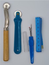 Ensemble Roulette à Patron Manche + Mètre + Découseur Schnittmusterrad Kopierrad