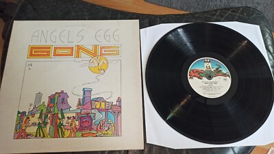 Gong - Angels egg, Gatefold UK 1974 Virgin V2007, Rock, Vinylsammlung